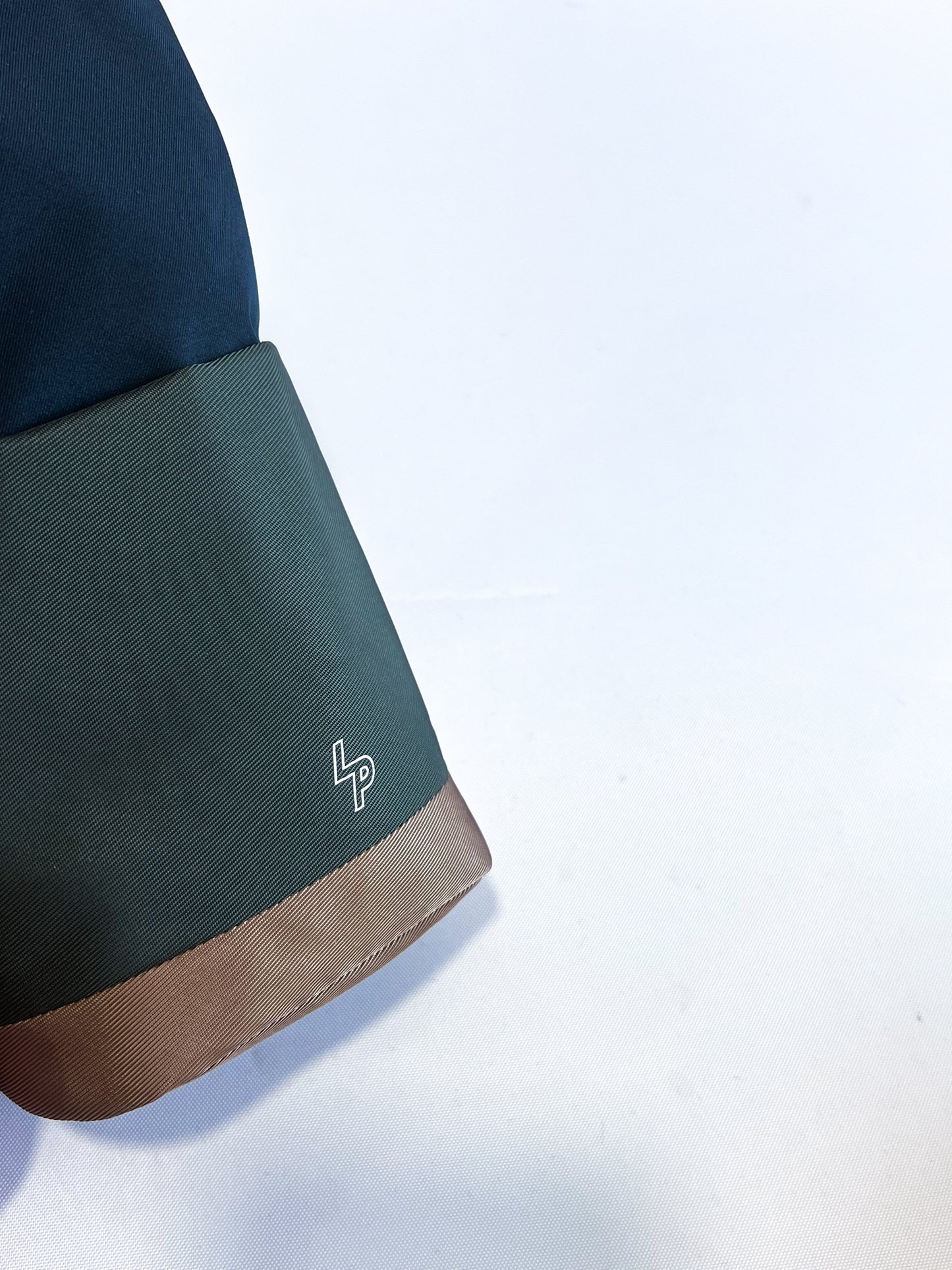 Crossbody 'Philippe' Verde Bosque/Camel