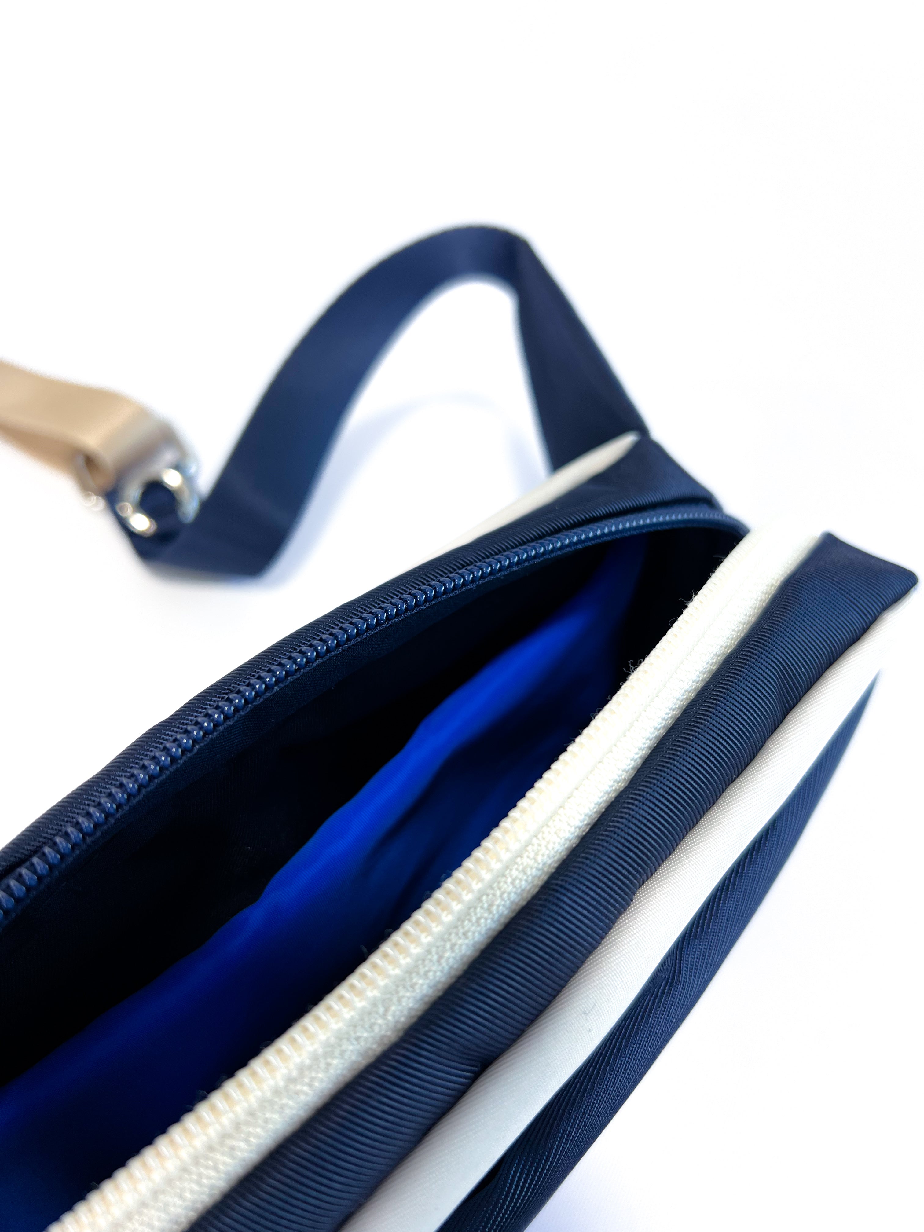 Crossbody 'Roland' | Azul Marino/Beige/Naranja