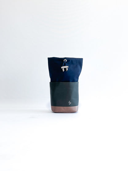Crossbody 'Philippe' Verde Bosque/Camel