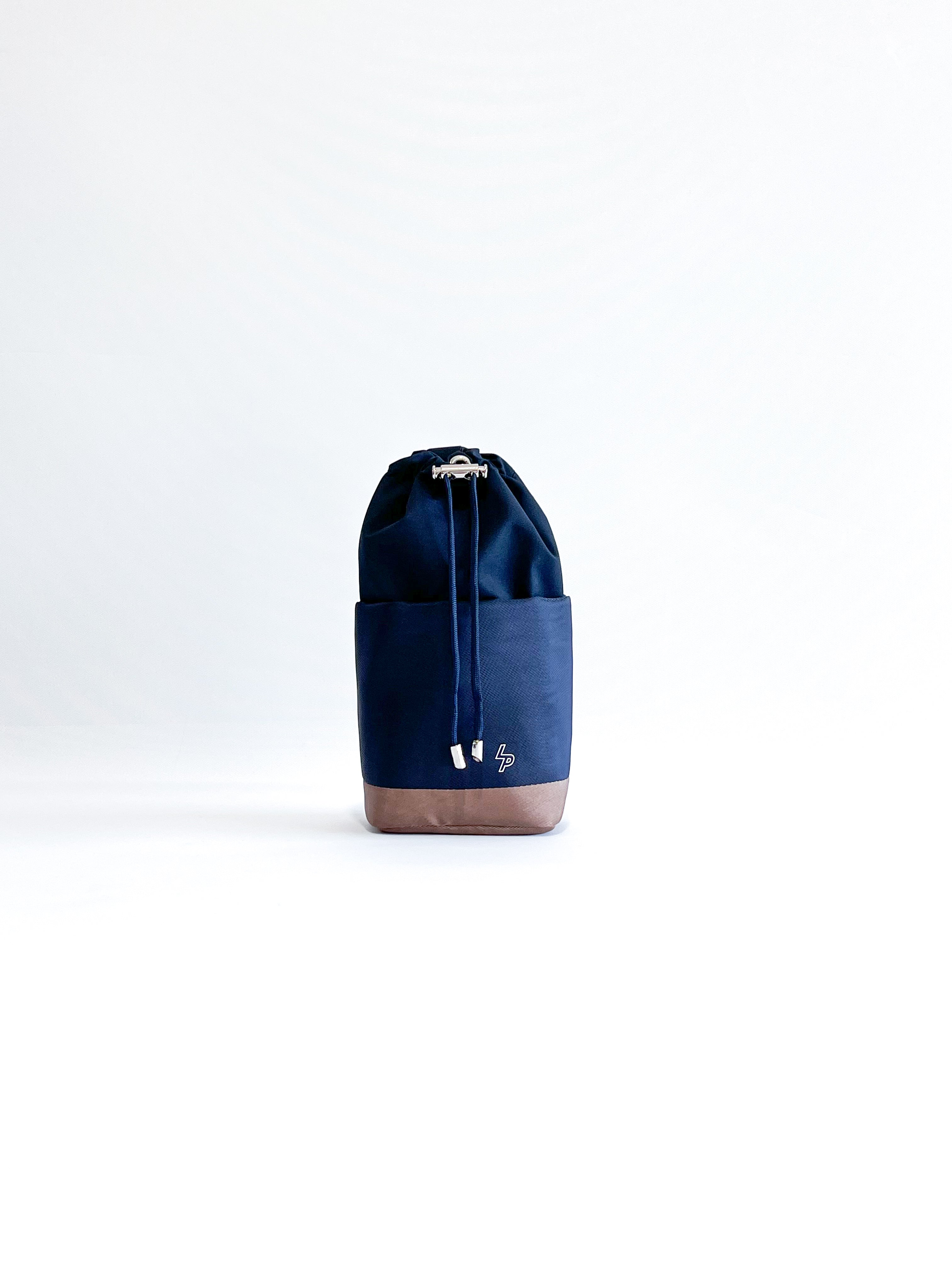 Crossbody 'Philippe' Azul Marino/Camel
