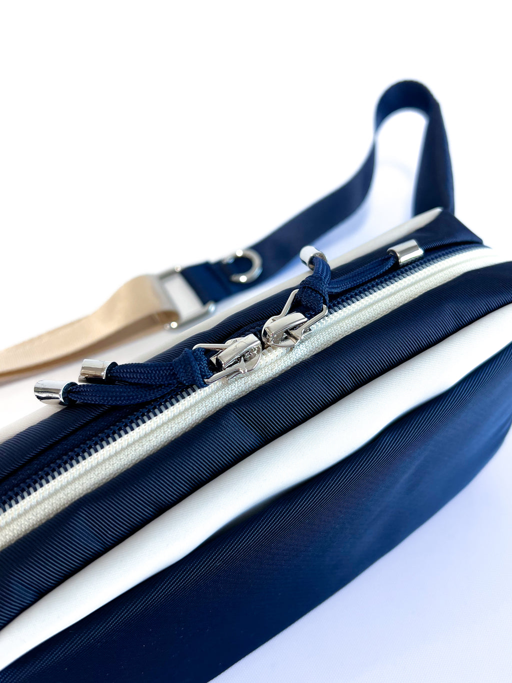 Crossbody 'Roland' | Azul Marino/Beige/Naranja