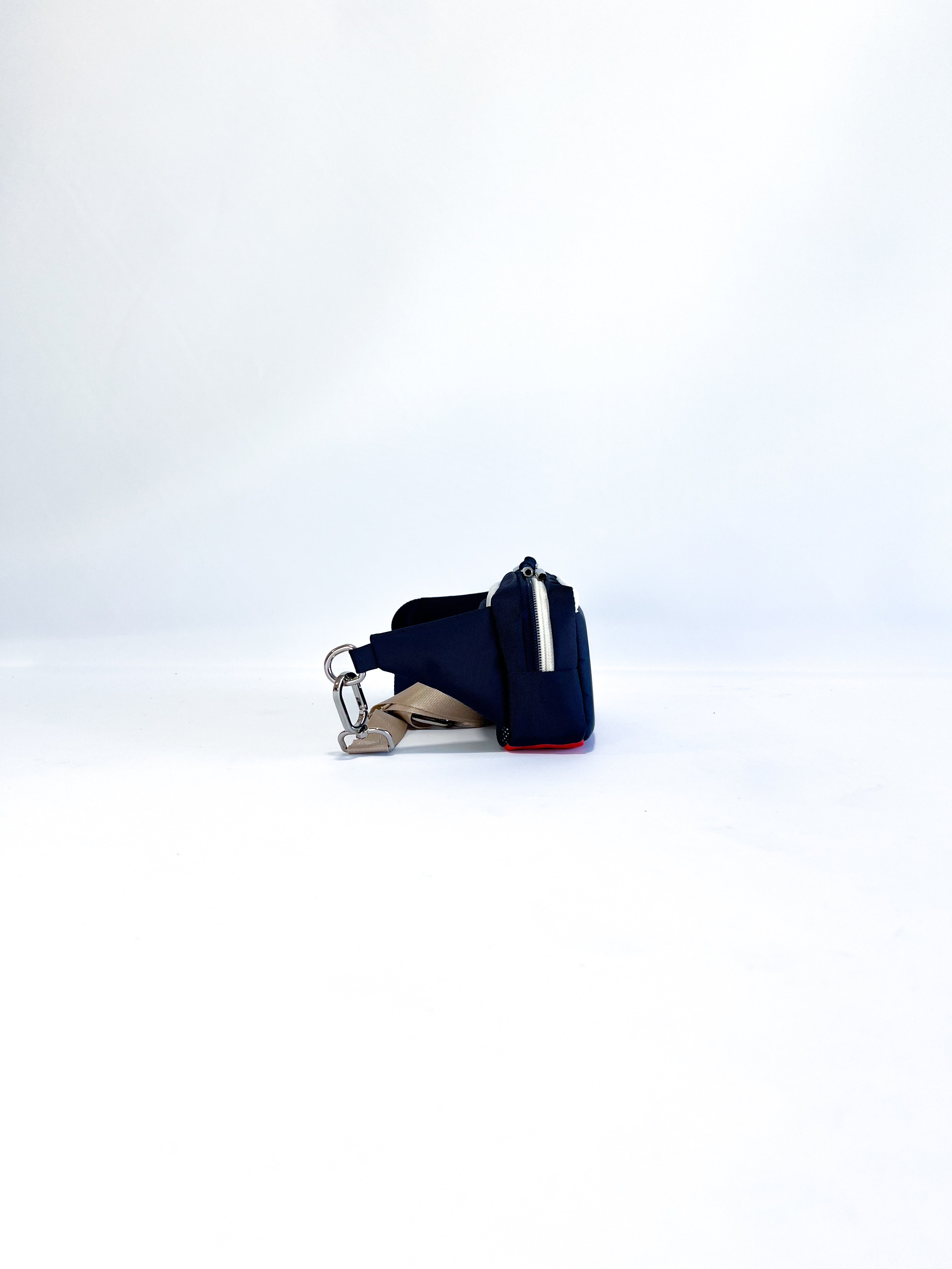 Crossbody 'Roland' | Azul Marino/Beige/Naranja
