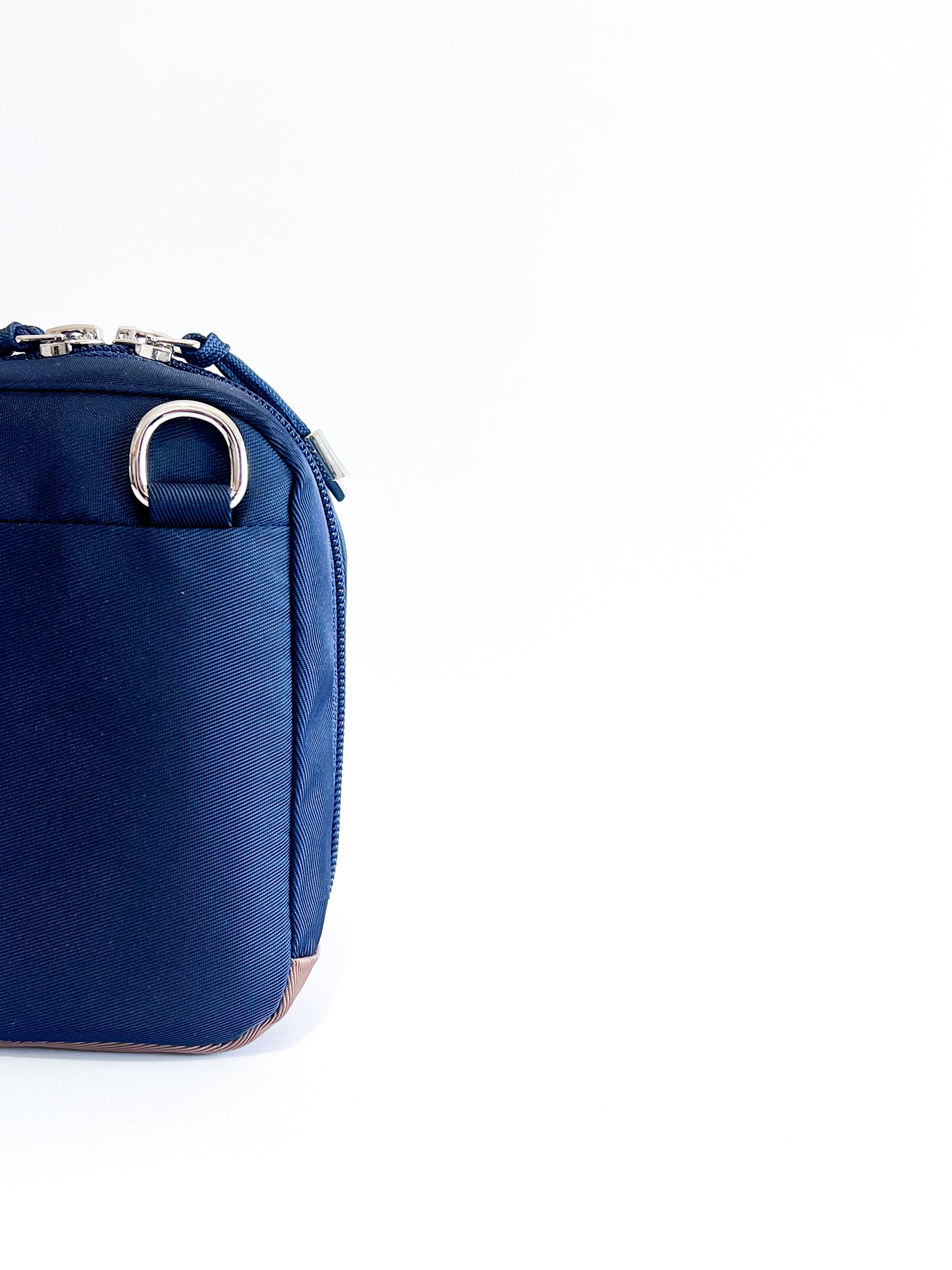 Crossbody 'Jacob' Azul Marino/Camel