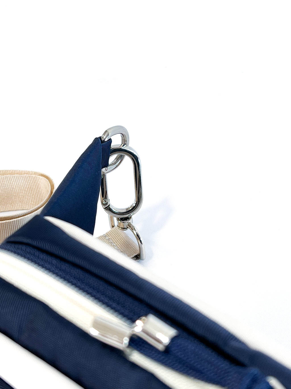 Crossbody 'Roland' | Azul Marino/Beige/Naranja