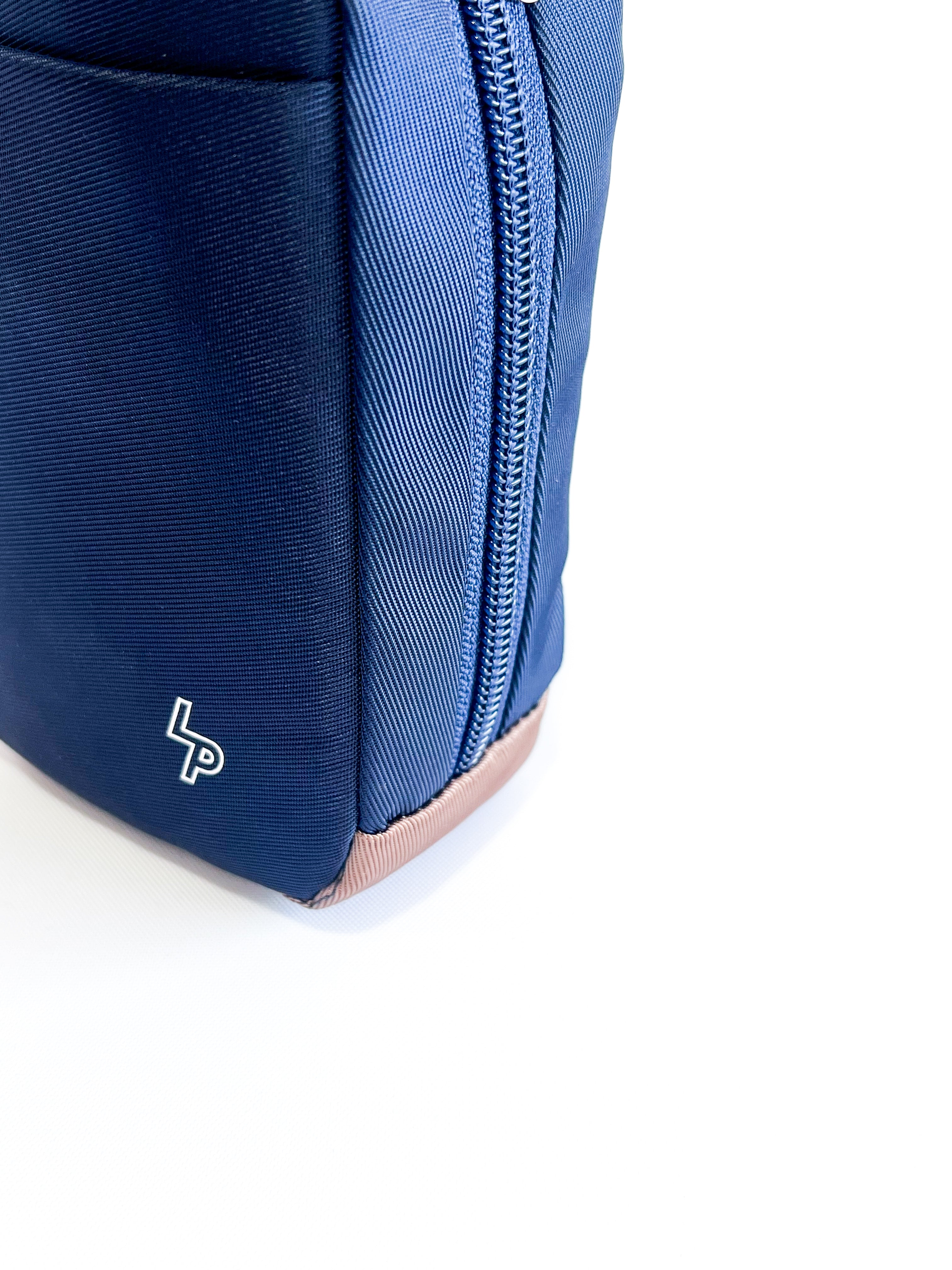 Crossbody 'Jacob' Azul Marino/Camel