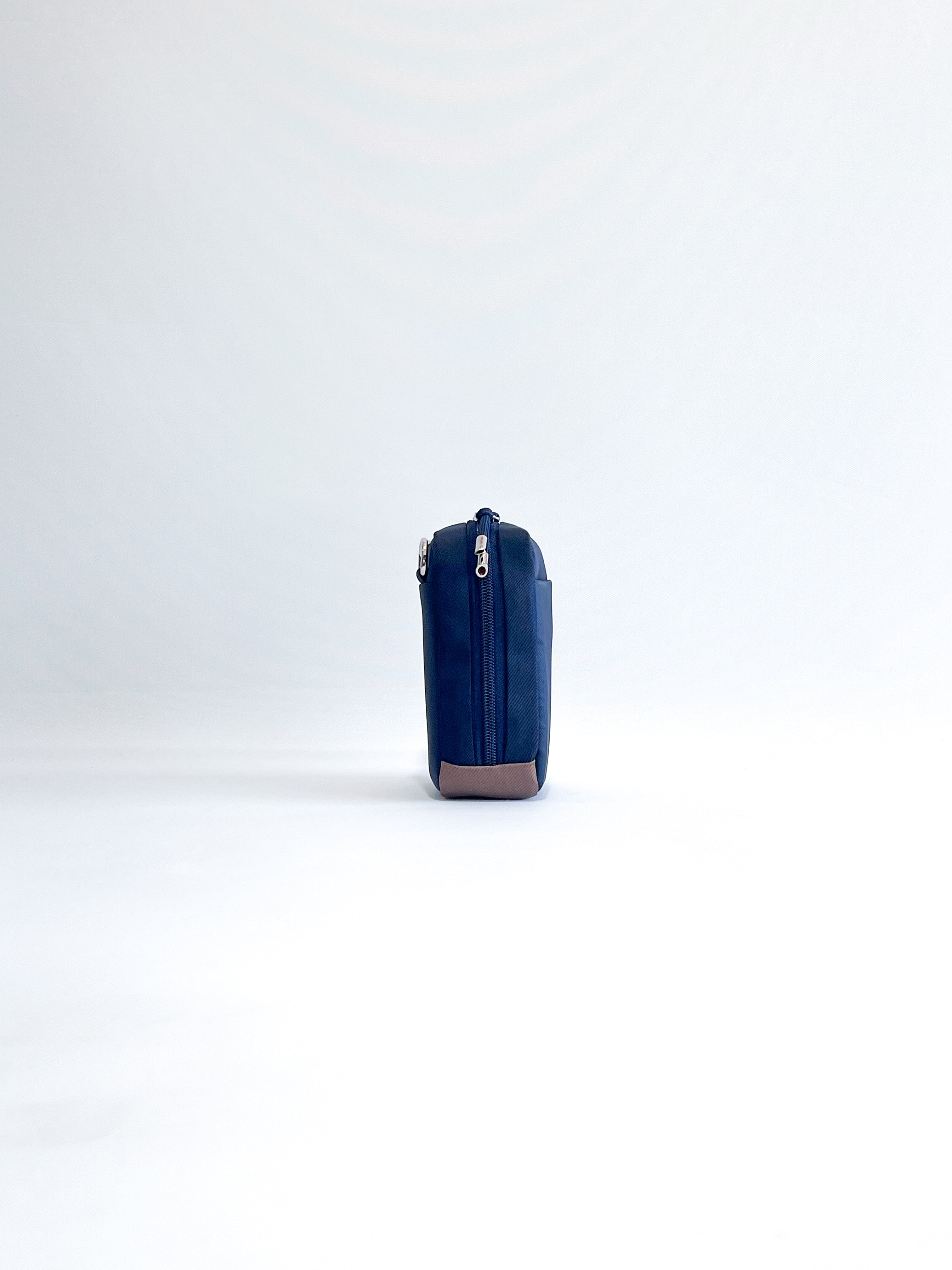 Crossbody 'Jacob' Azul Marino/Camel