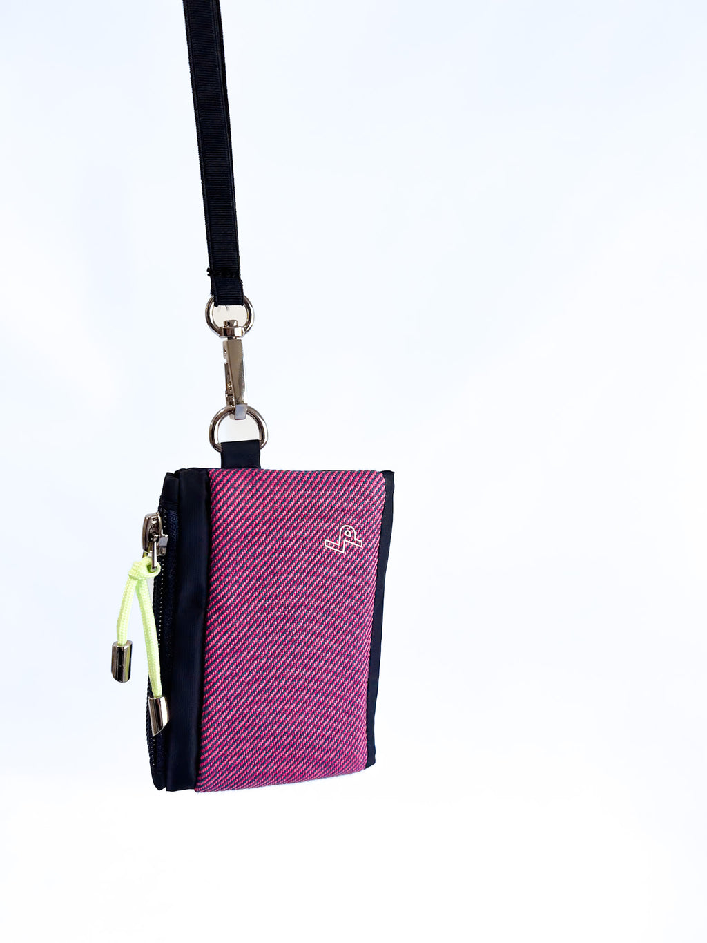 Tarjetero/Monedero 'Patrice' Azul Marino/Fucsia