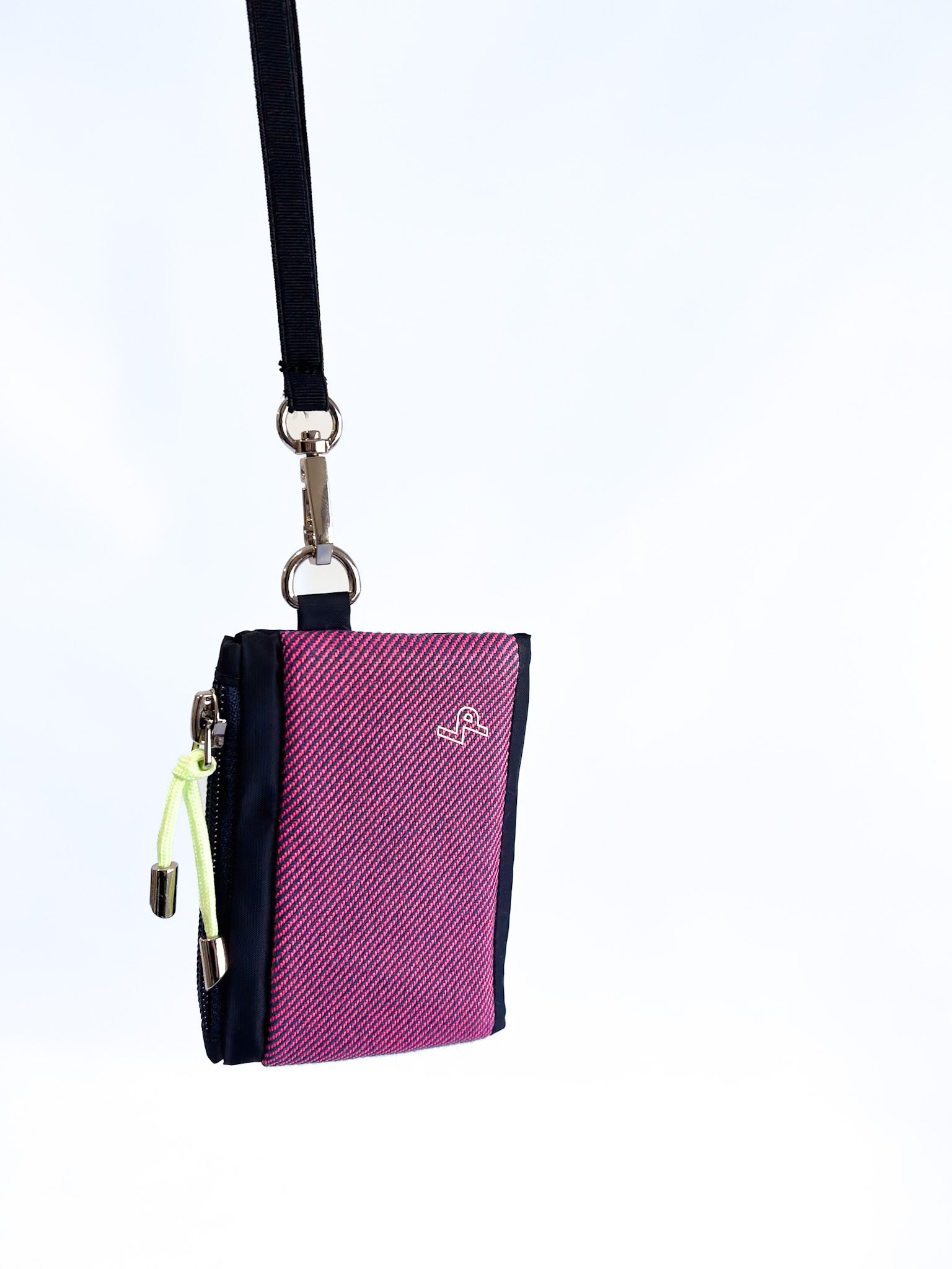 Tarjetero/Monedero 'Patrice' Azul Marino/Fucsia