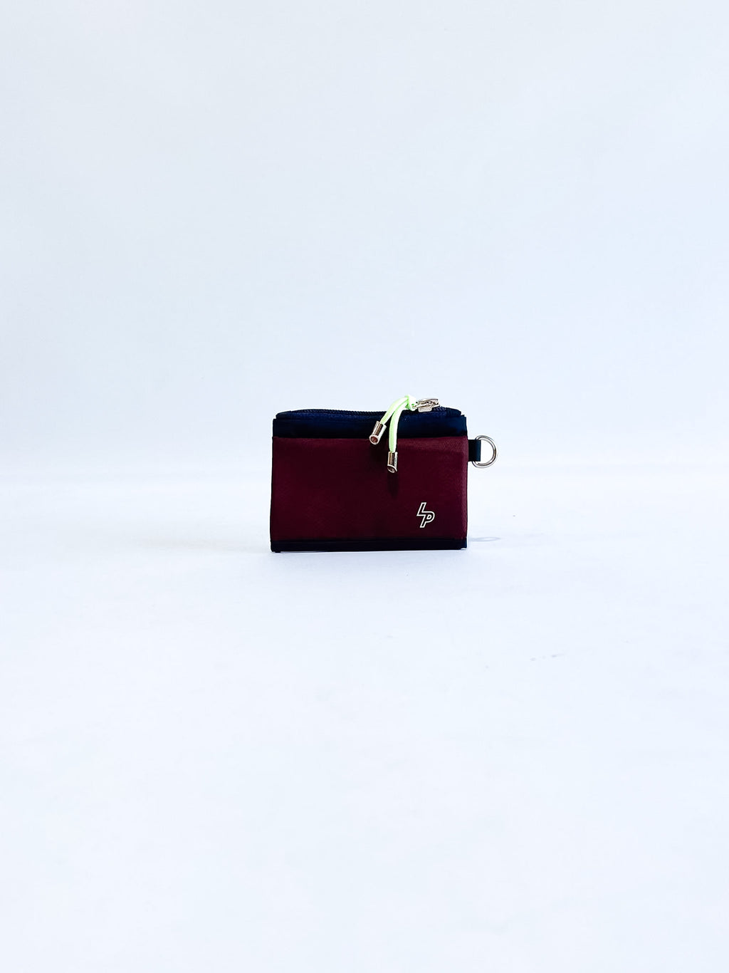 Tarjetero/Monedero 'Patrice' Azul Marino/Tinto
