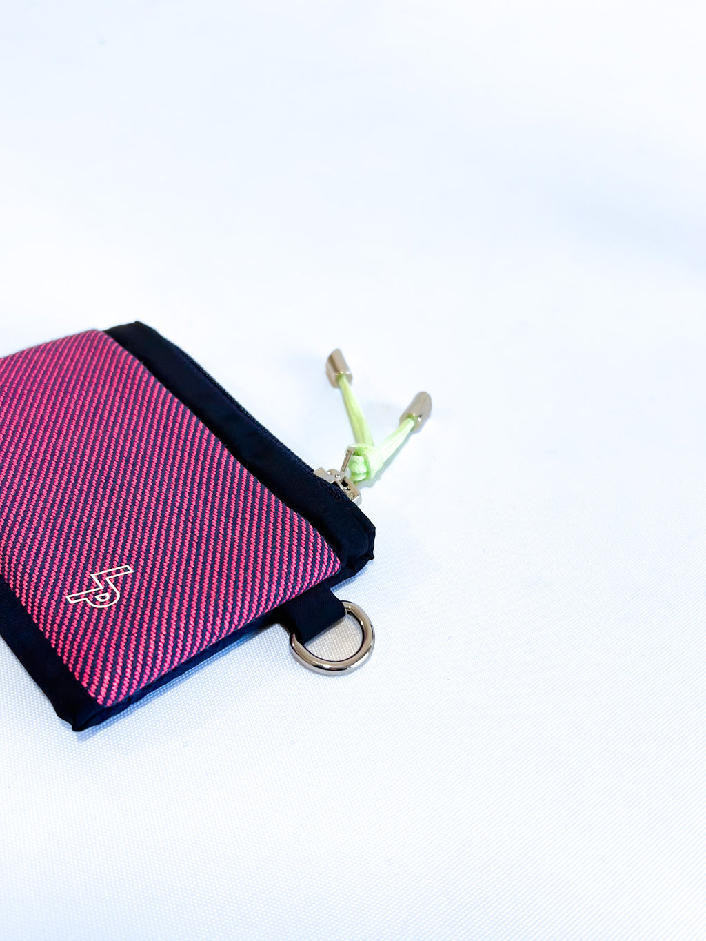 Tarjetero/Monedero 'Patrice' Azul Marino/Fucsia