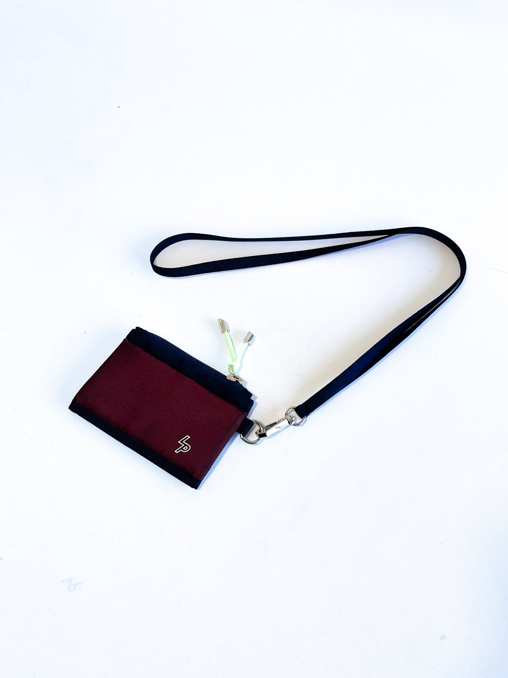 Tarjetero/Monedero 'Patrice' Azul Marino/Tinto