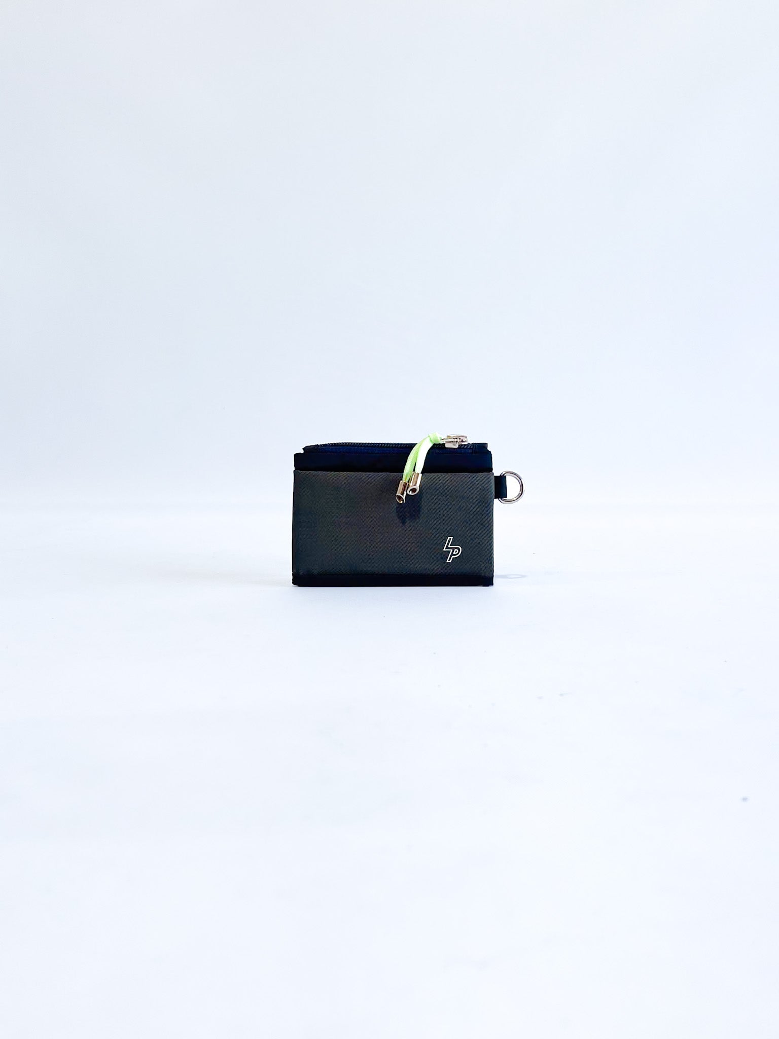 Tarjetero/Monedero 'Patrice' Azul Marino/Gris