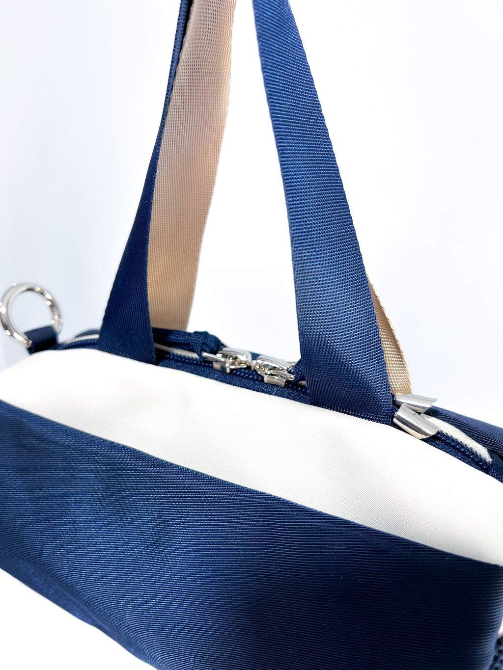Crossbody 'Claude' | Azul Marino/Naranja/Beige