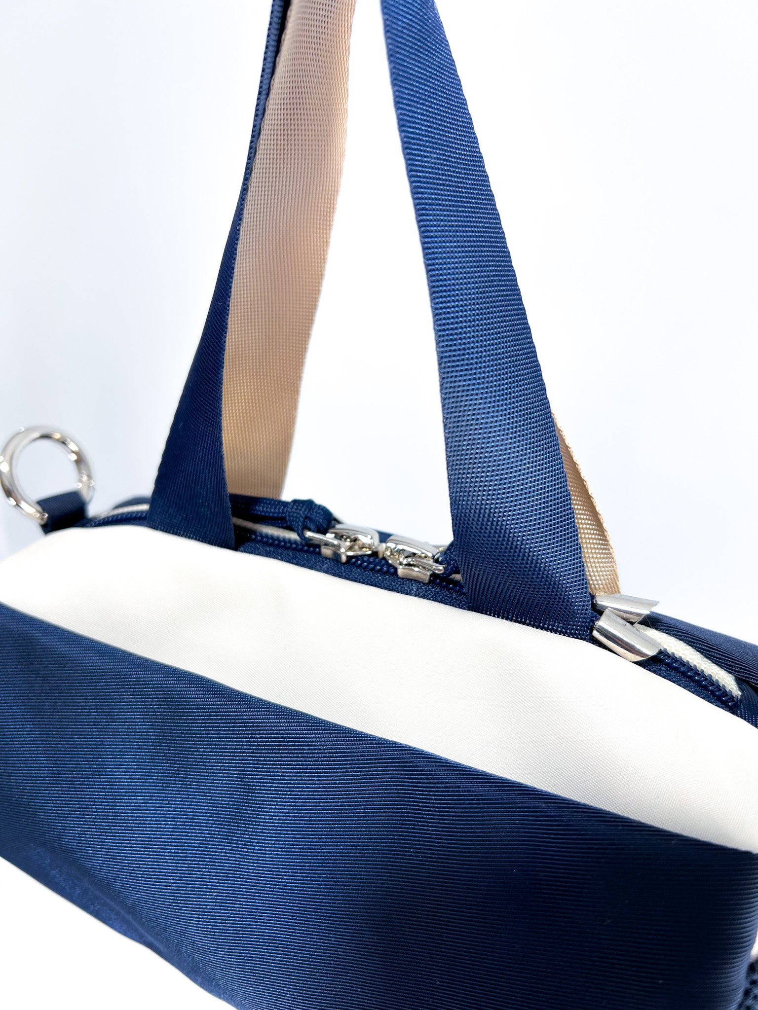 Crossbody 'Claude' | Azul Marino/Naranja/Beige