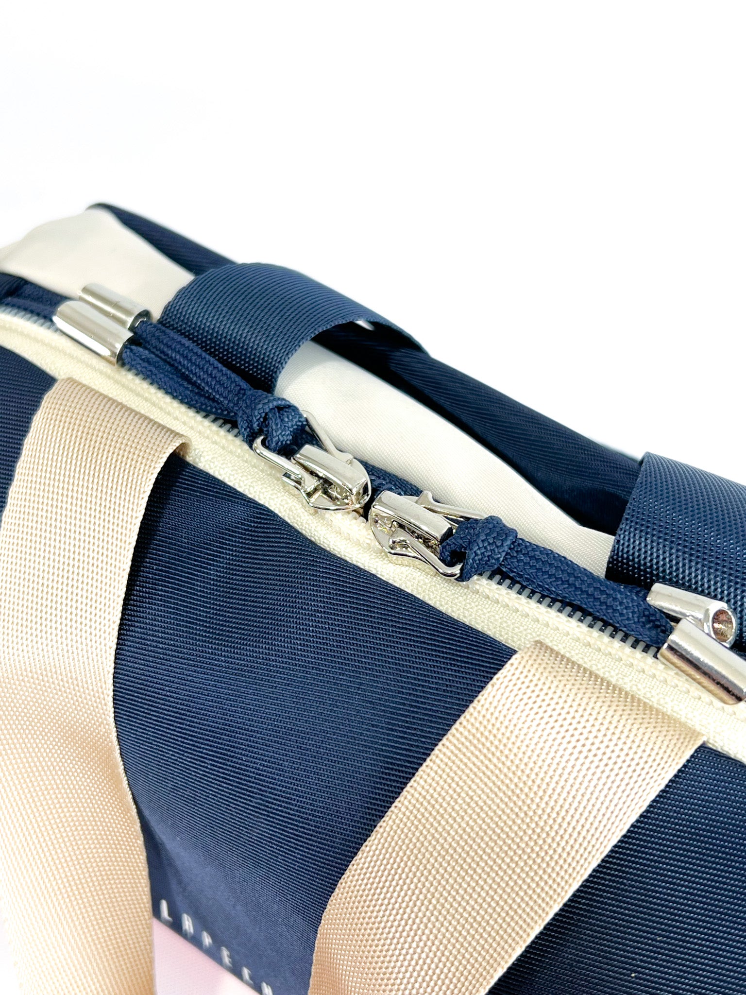 Crossbody 'Claude' | Azul Marino/Naranja/Beige