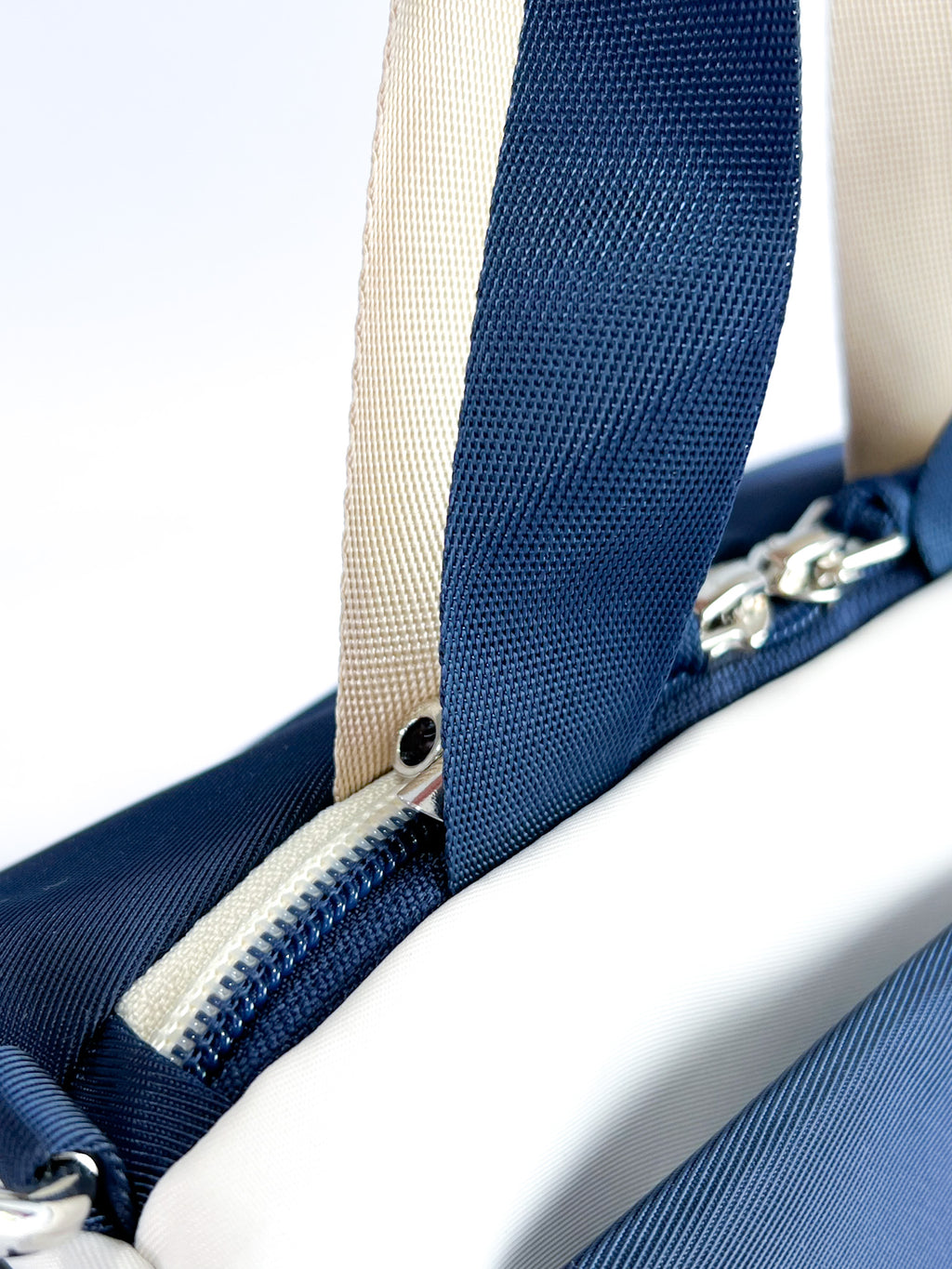 Crossbody 'Claude' | Azul Marino/Naranja/Beige