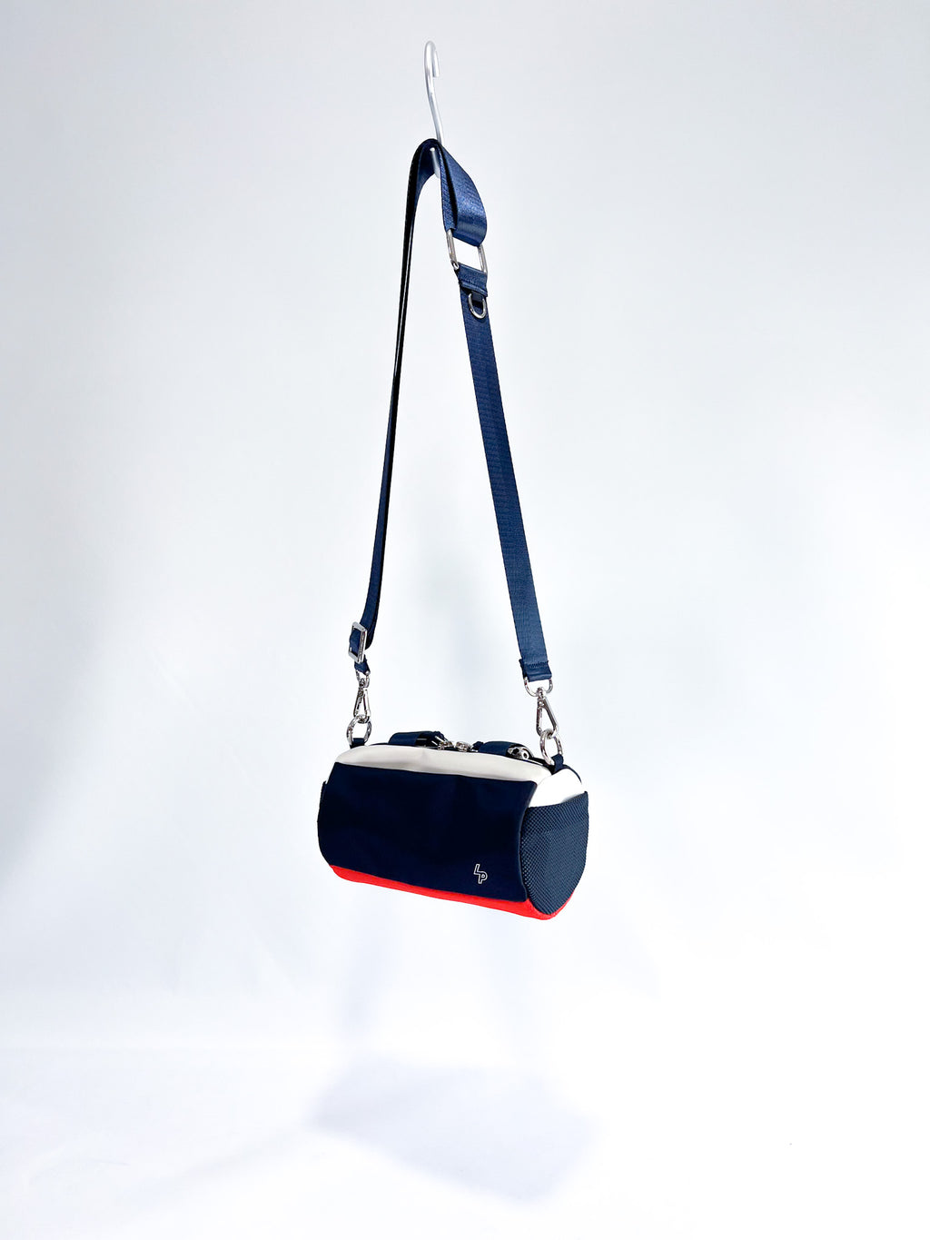 Crossbody 'Claude' | Azul Marino/Naranja/Beige