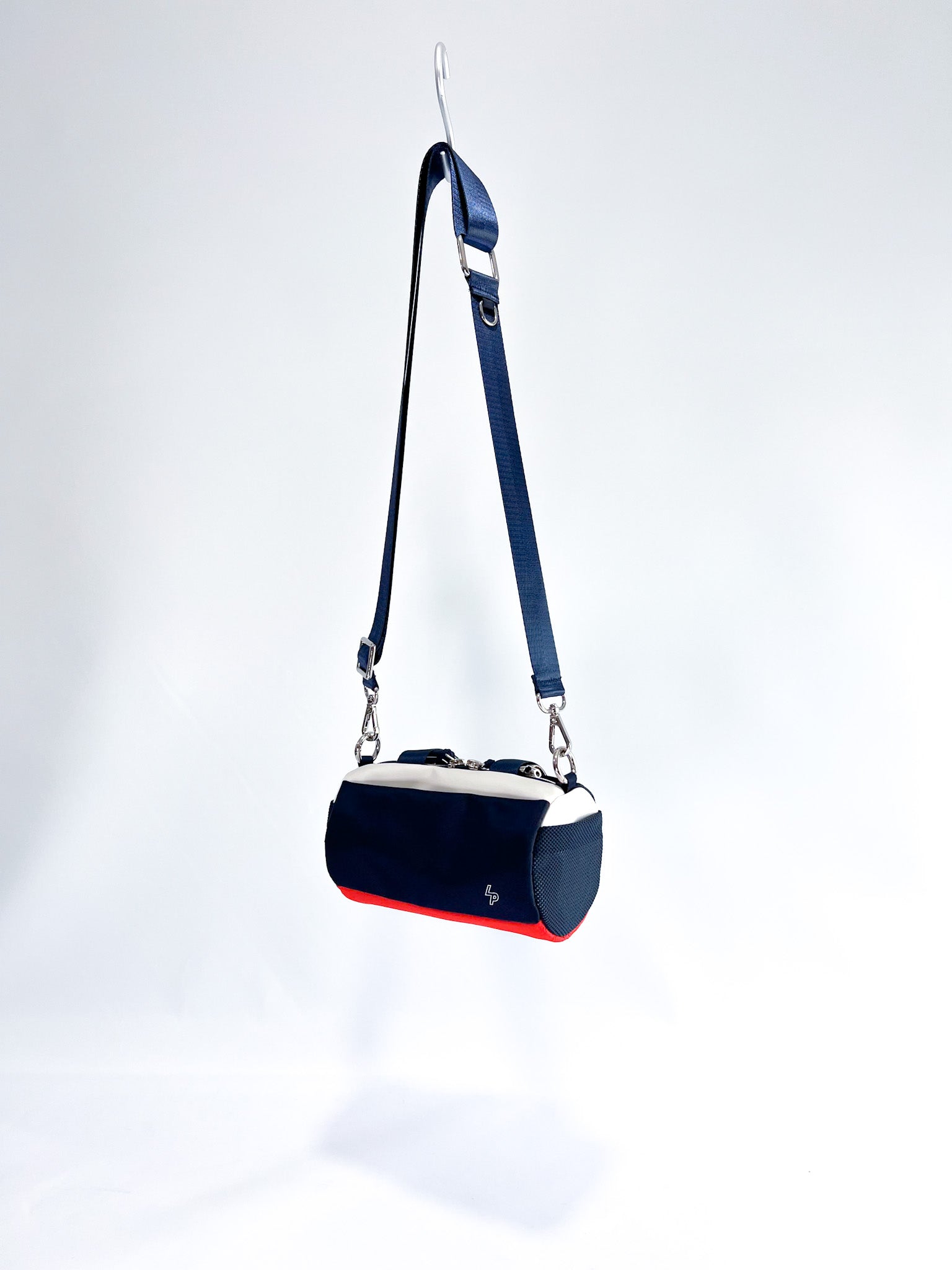 Crossbody 'Claude' | Azul Marino/Naranja/Beige