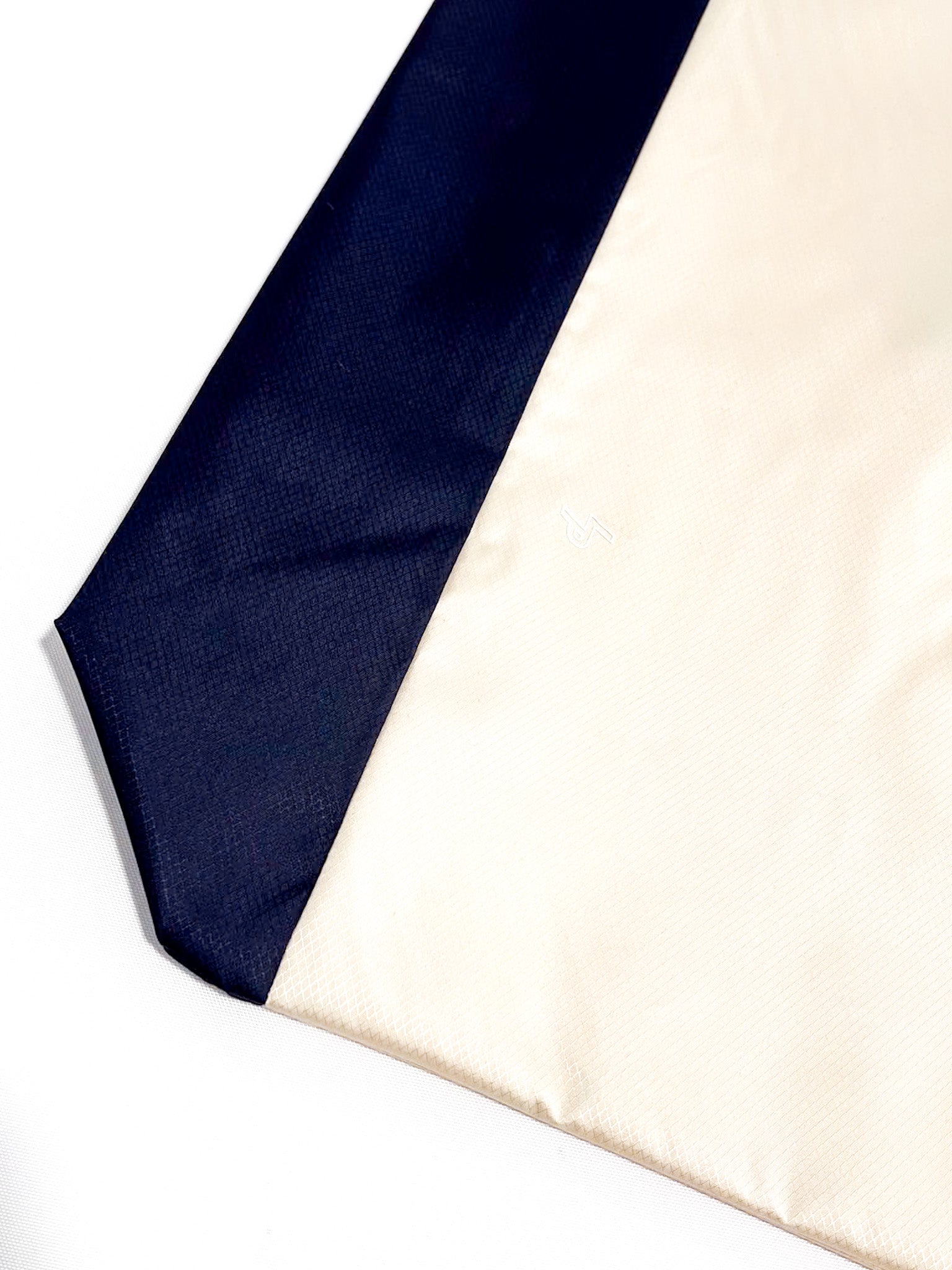 Tote Bag' Packable Beige/Azul Marino