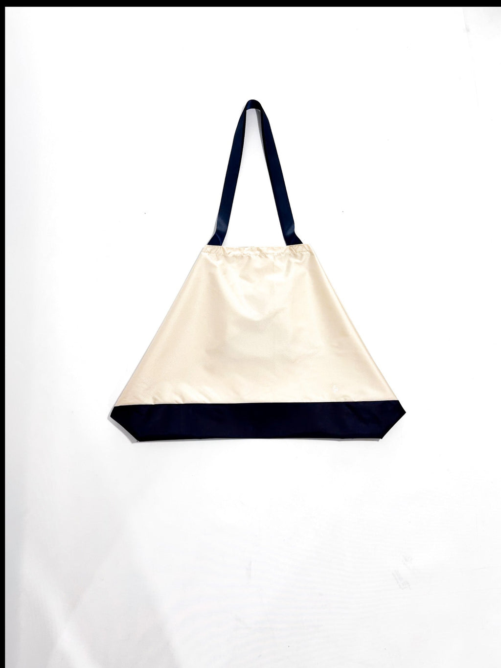 Tote Bag' Packable Beige/Azul Marino