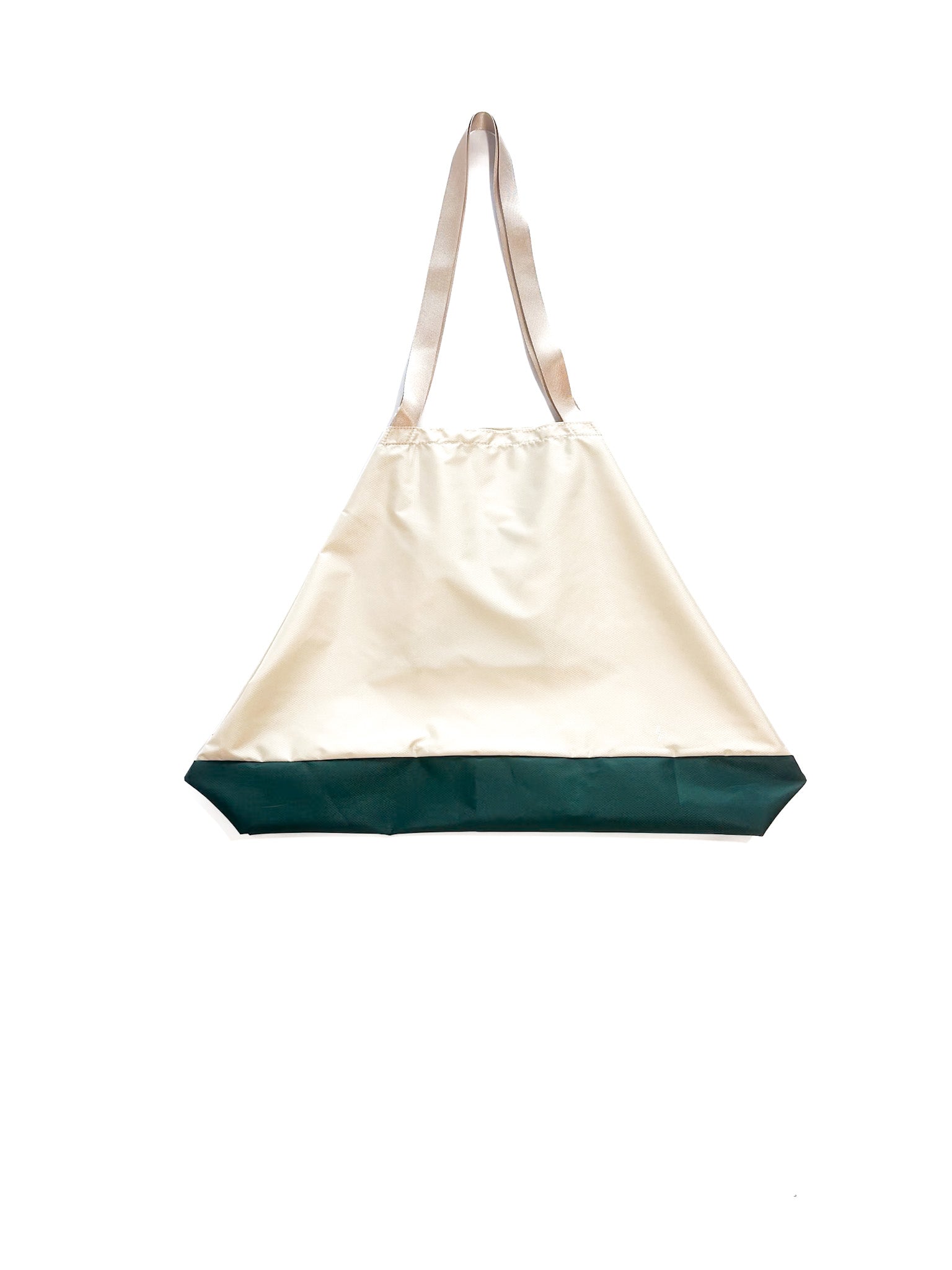 Tote Bag' Packable Beige/Verde
