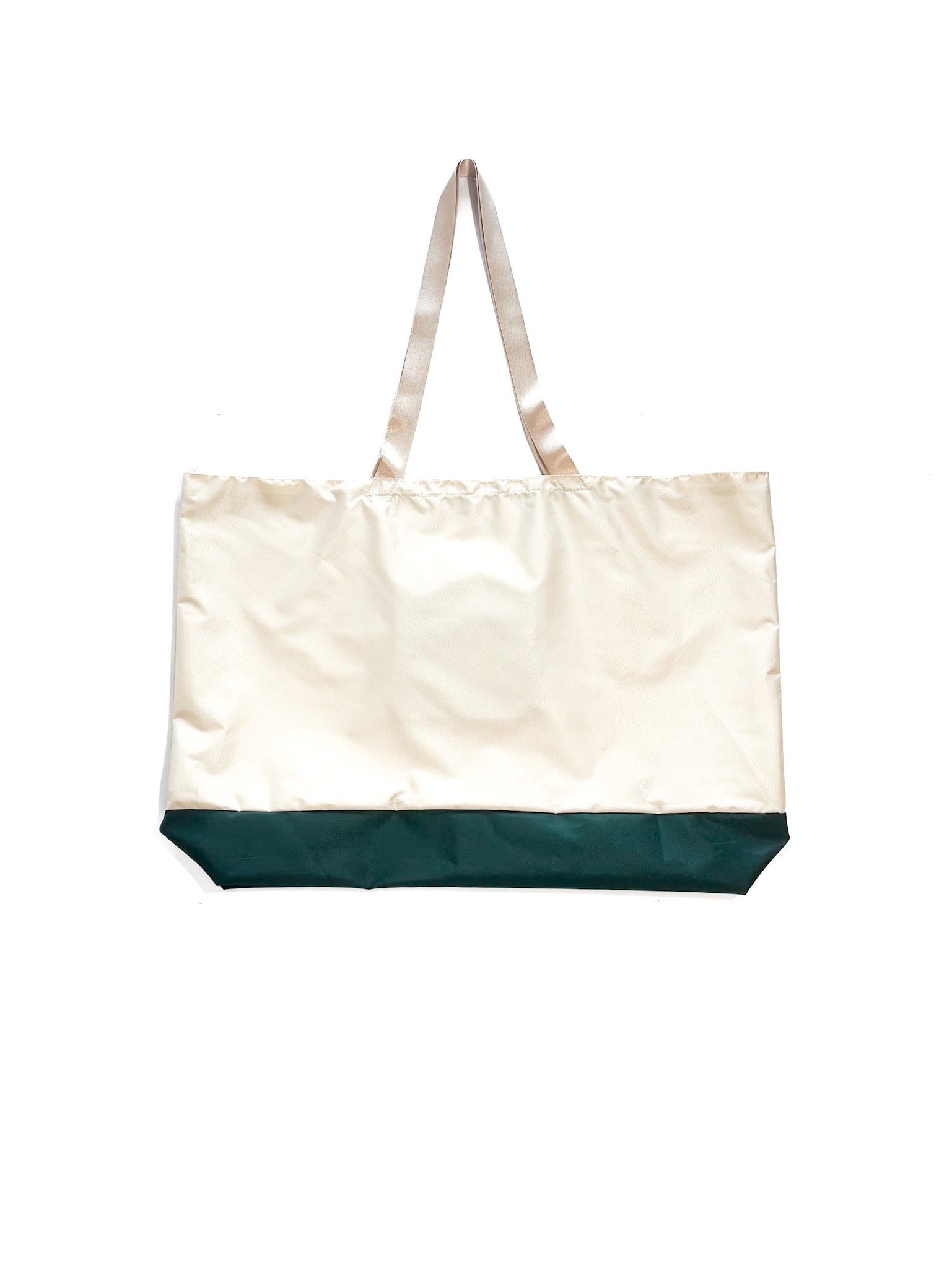 Tote Bag' Packable Beige/Verde