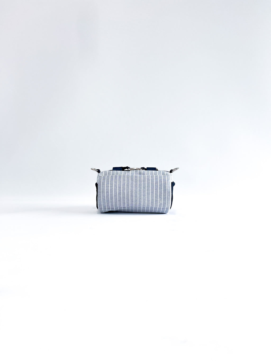 Crossbody 'Claude' | Rayas Azul (Tela Oxford)