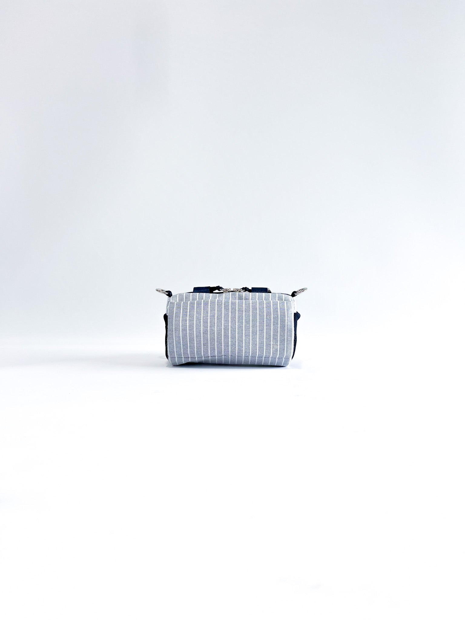 Crossbody 'Claude' | Rayas Azul (Tela Oxford)
