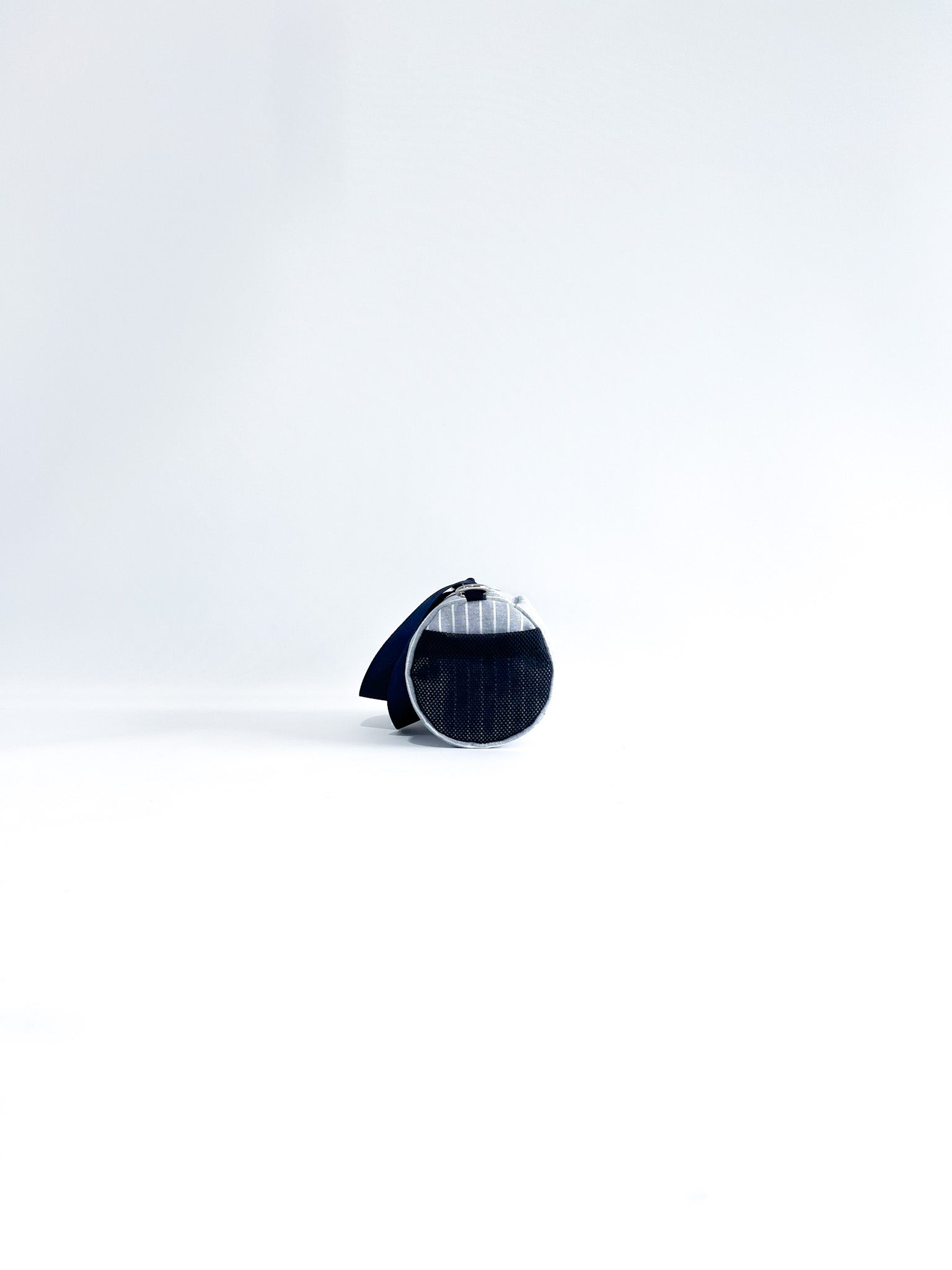 Crossbody 'Claude' | Rayas Azul (Tela Oxford)