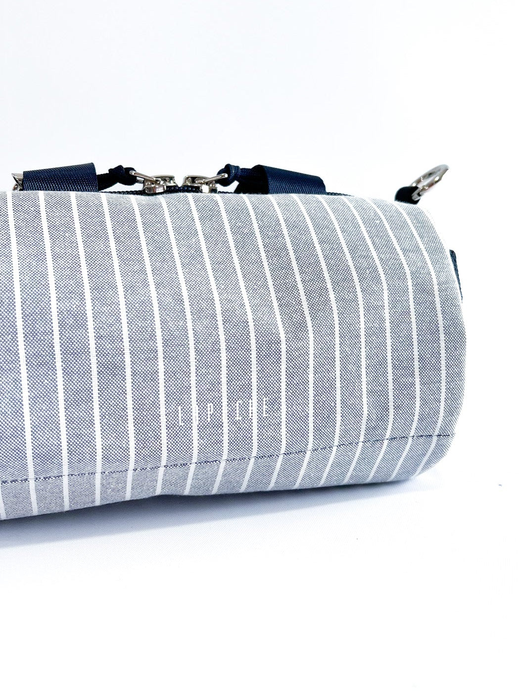 Crossbody 'Claude' | Rayas Azul (Tela Oxford)
