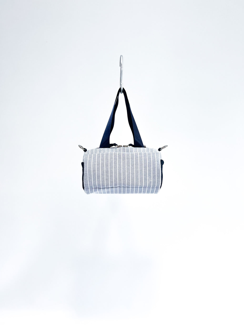 Crossbody 'Claude' | Rayas Azul (Tela Oxford)