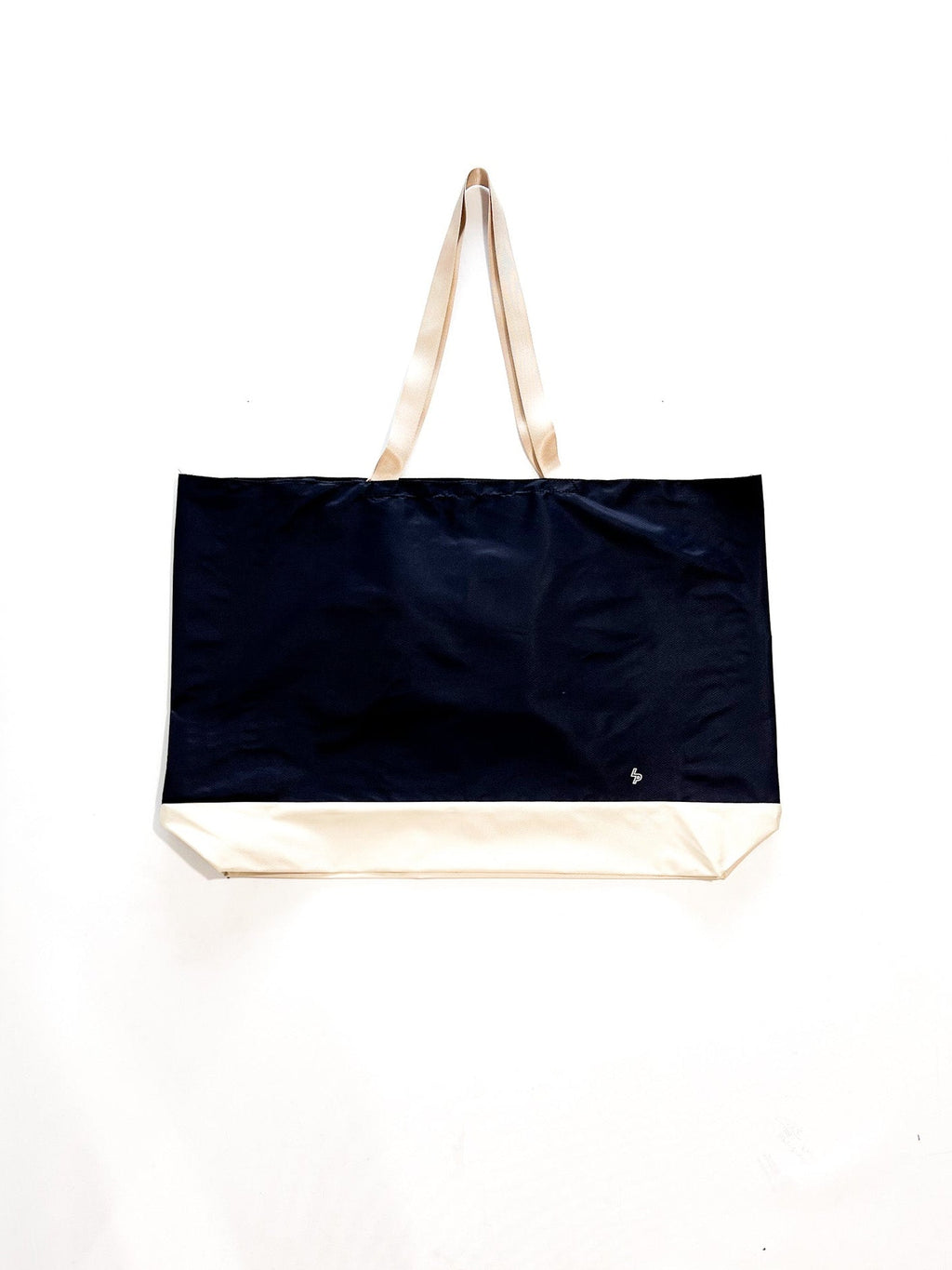 Tote Bag' Packable Azul Marino/Beige