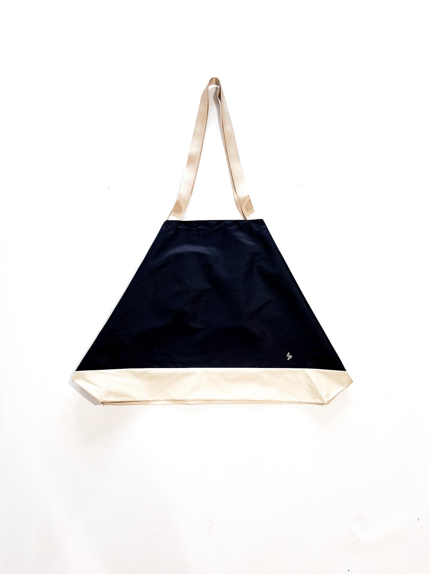Tote Bag' Packable Azul Marino/Beige