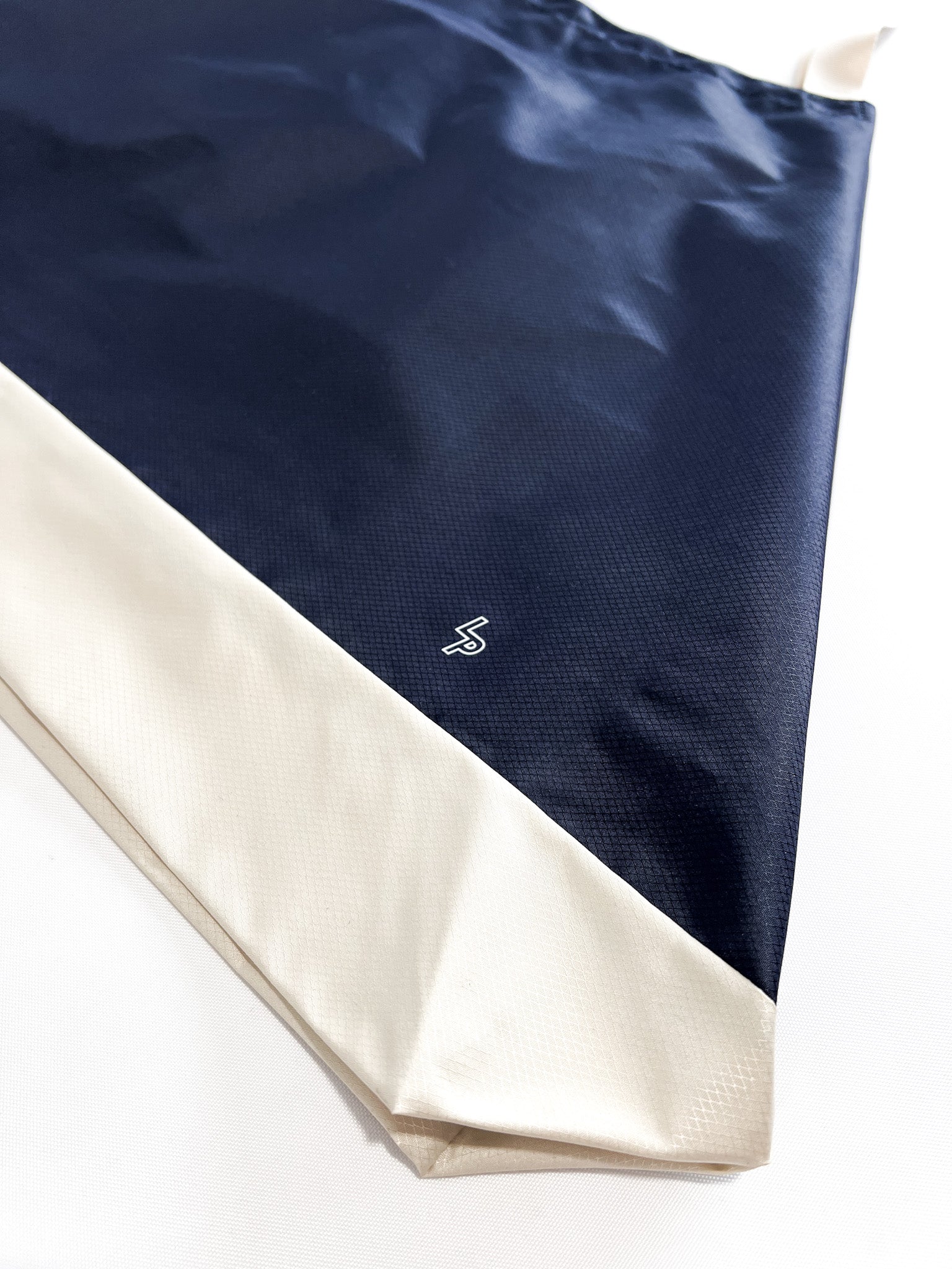 Tote Bag' Packable Azul Marino/Beige