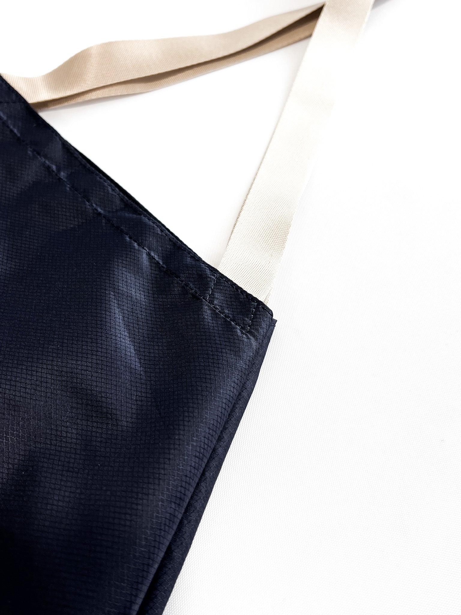 Tote Bag' Packable Azul Marino/Beige