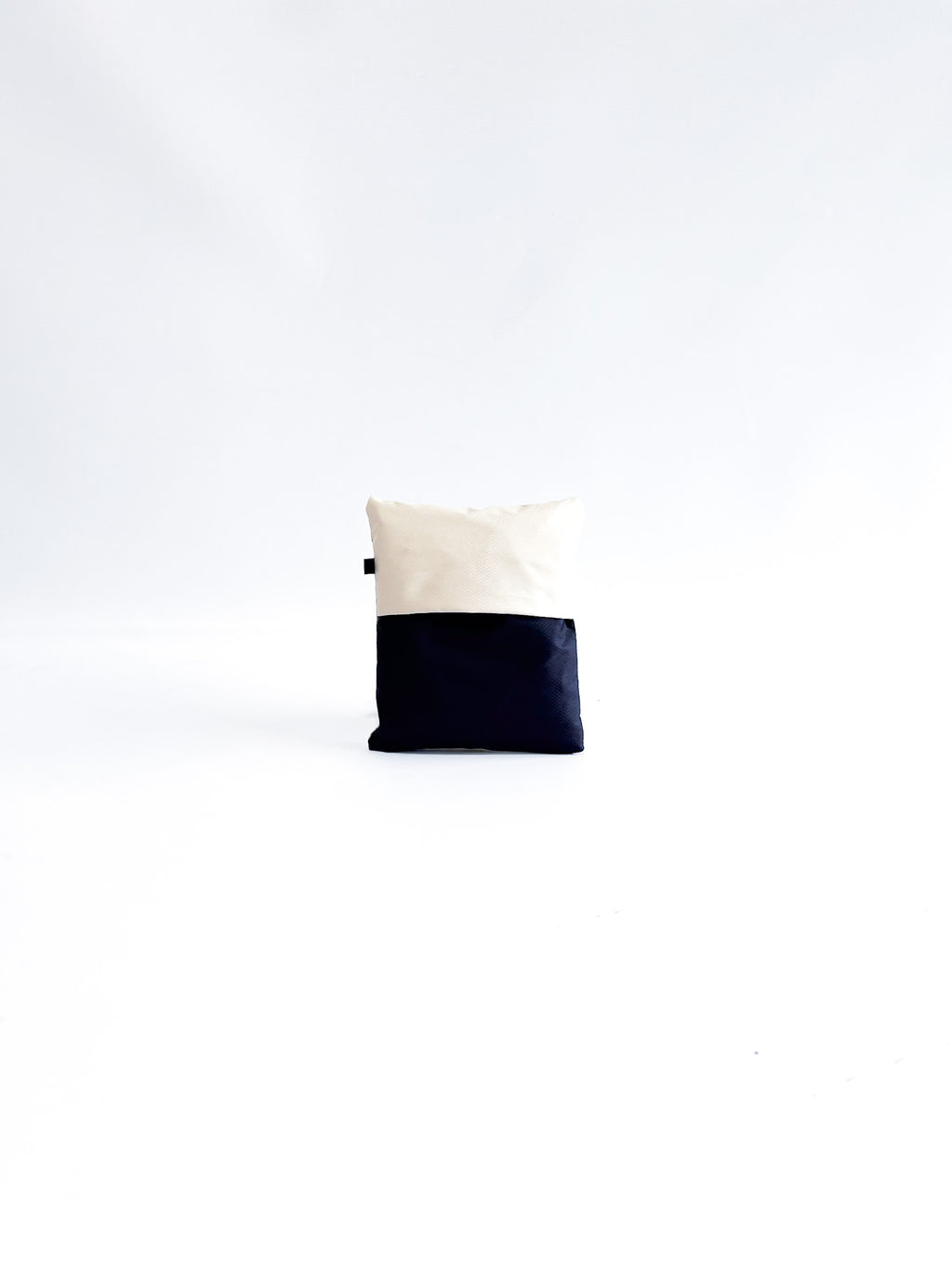 Tote Bag' Packable Beige/Azul Marino