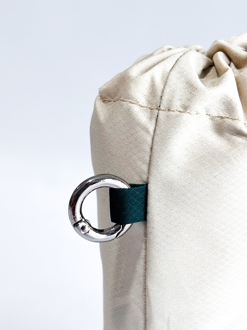 Tote Bag' Packable Beige/Verde